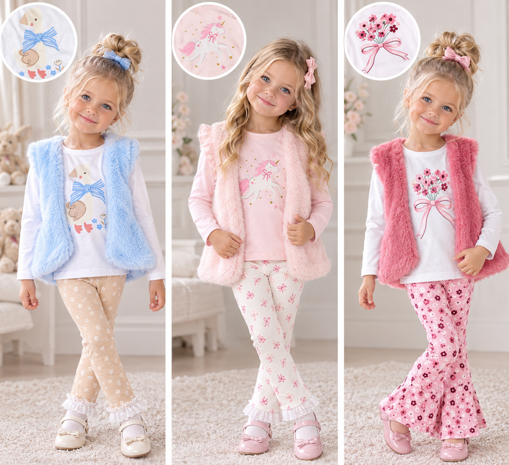Winter Whimsy 3 piece legging set