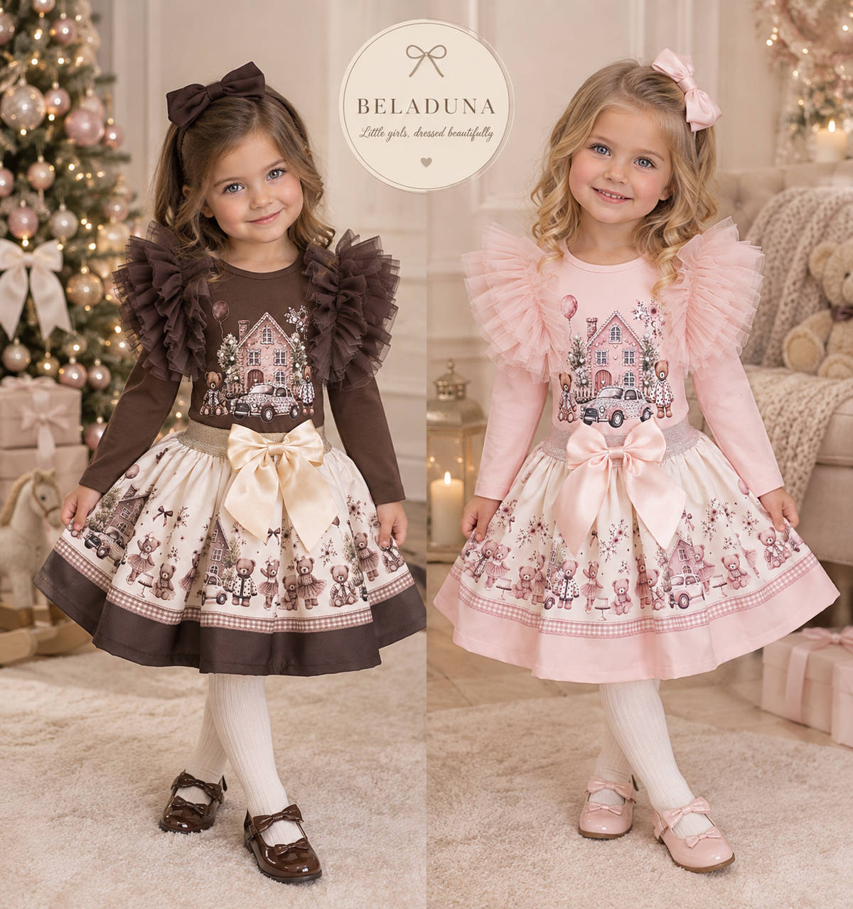 Winnie Whimsical Girls Skirt Set